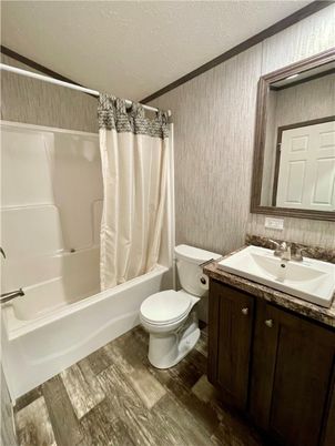 Bathroom, Interior, Wood Texture Flooring