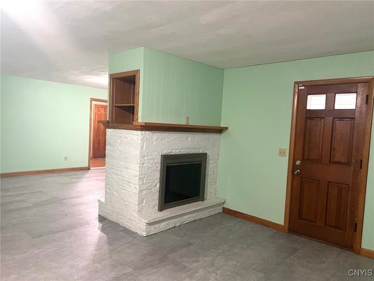 Fireplace, Interior, Wood Texture Flooring