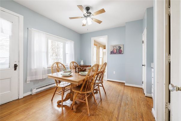 Dining room, Interior, Wood Texture Flooring