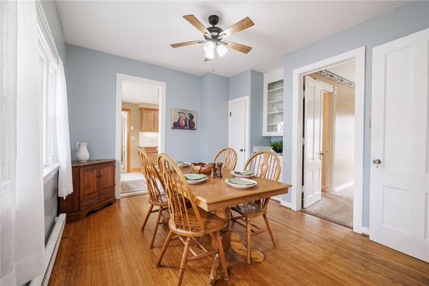 Dining room, Interior, Wood Texture Flooring