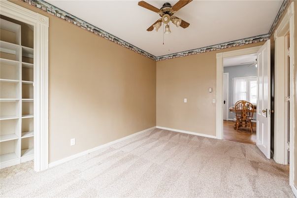Dining room, Empty room, Interior