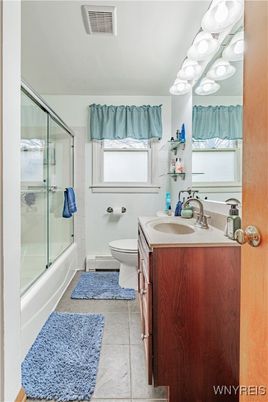 Bathroom, Dual Sink Vanities, Glass Shower, Interior
