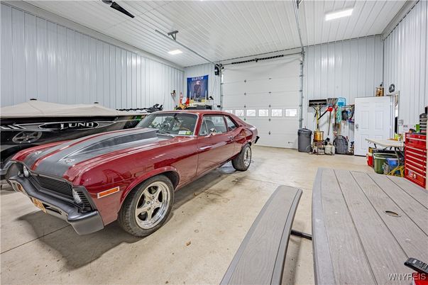 Garage, Interior, Recessed Lighting