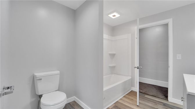 Bathroom, Interior, Wood Texture Flooring