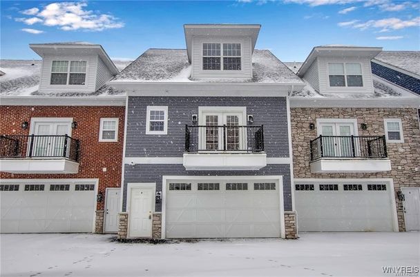 Attached, Exterior, Facade, Brick Facade, Rowhouse
