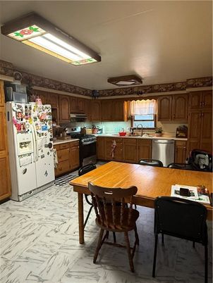 Dining room, Interior, Kitchen, Marble