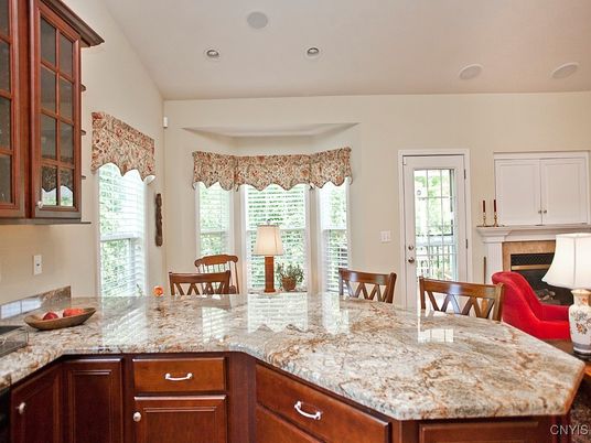 Dining room, Fireplace, Interior, Recessed Lighting