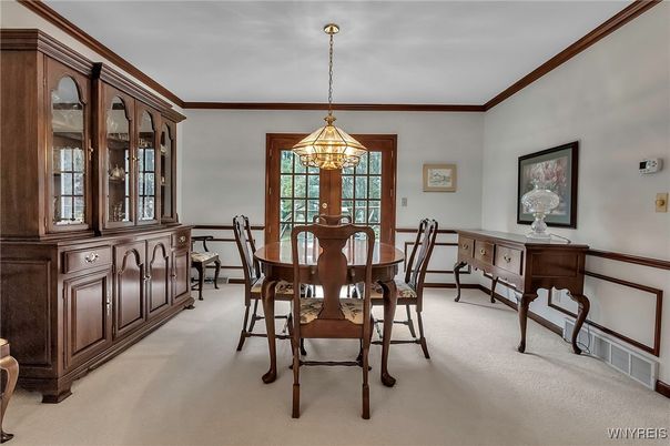 Dining room, Interior, Pendant Lights