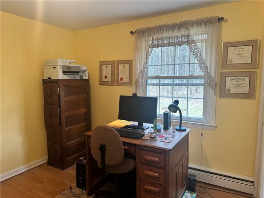 Home Office, Interior, Wood Texture Flooring