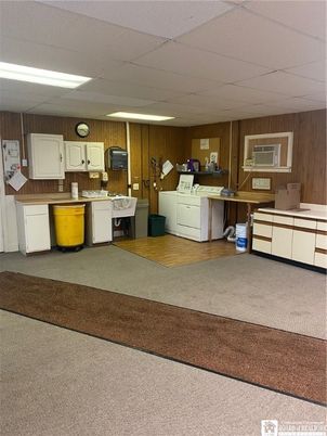 Interior, Kitchen, Washer, Wooden Walls
