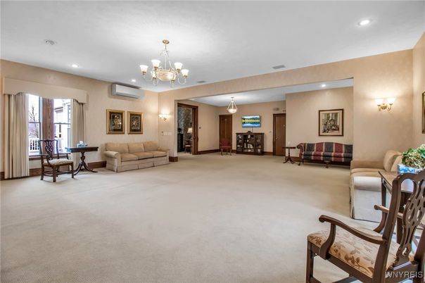 Chandelier, Interior, Living room, Recessed Lighting