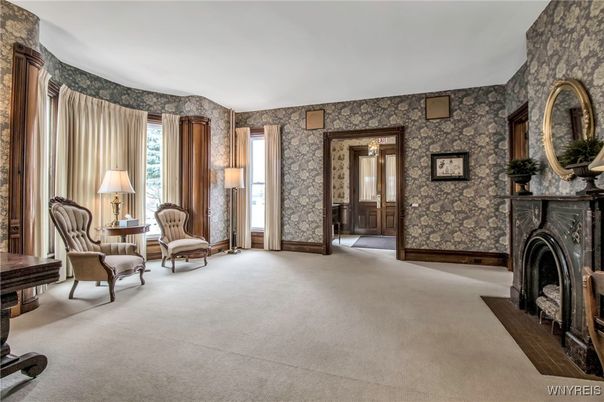 Fireplace, Interior, Stone Walls