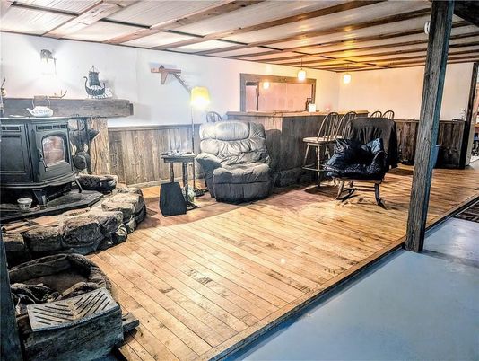 Fireplace, Interior, Living room, Wood Texture Flooring