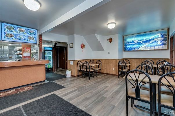 Dining room, Interior, Wood Texture Flooring