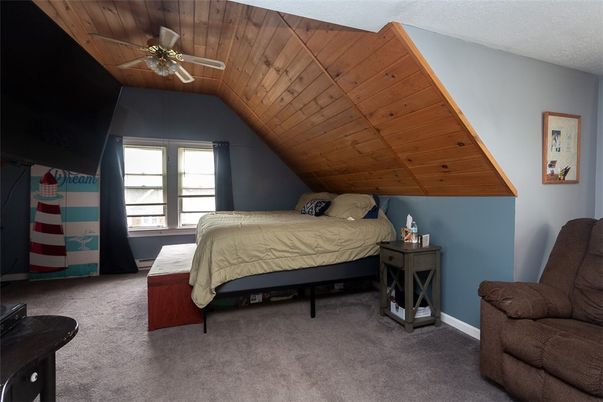 Bedroom, Interior, Wooden Ceilings