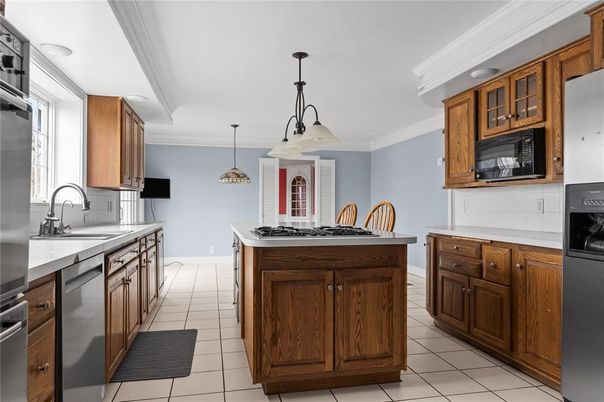 Interior, Kitchen, Pendant Lights, Stainless Steel Appliances