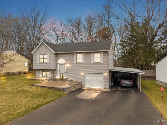 Attached, Backyard, Exterior, Facade, Raised Ranch