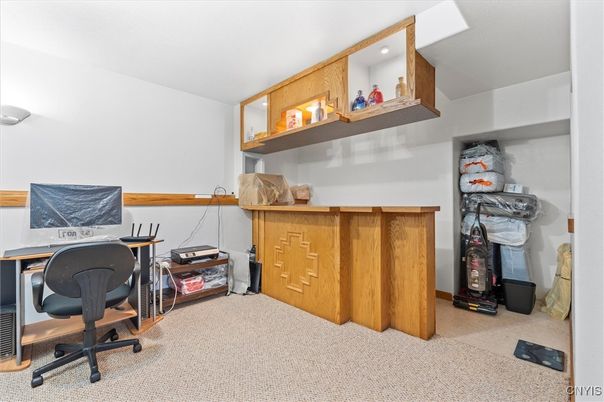 Home Office, Interior, Recessed Lighting