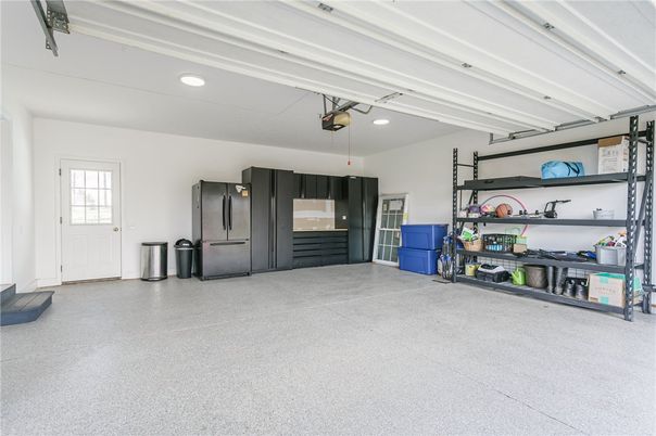 Garage, Interior, Recessed Lighting