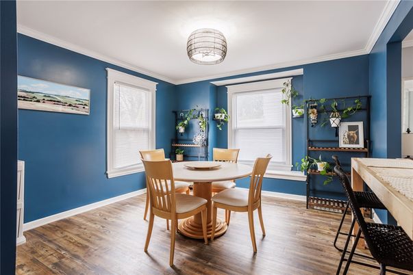 Dining room, Interior, Wood Texture Flooring