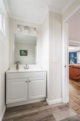 Bathroom, Interior, Wood Texture Flooring