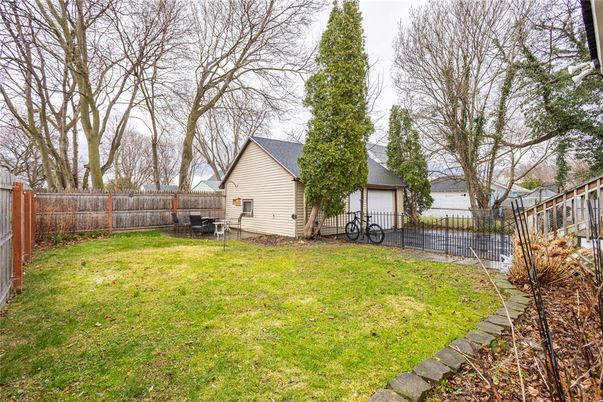Backyard, Detached Garage, Exterior