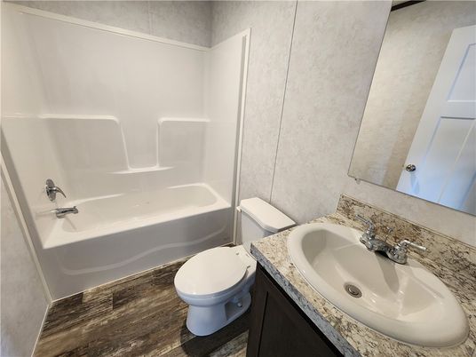 Bathroom, Interior, Wood Texture Flooring