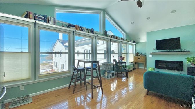 Fireplace, Interior, Wood Texture Flooring