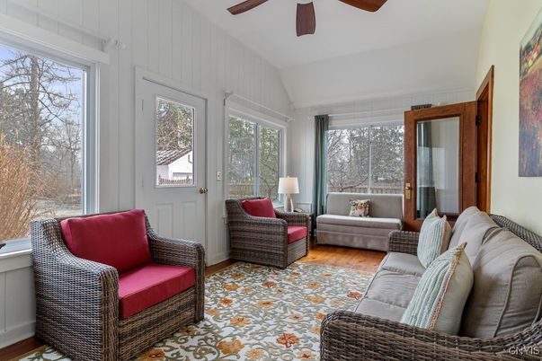 Interior, Living room, Sun Room, Wood Texture Flooring