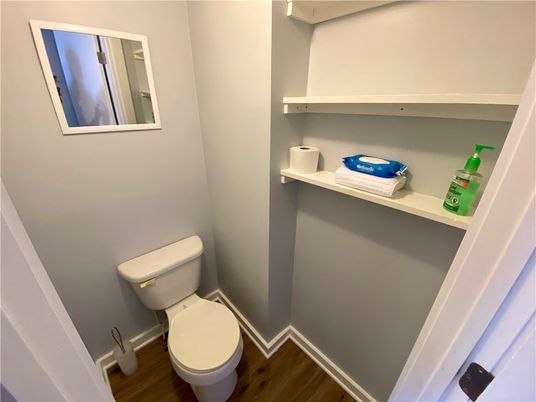 Bathroom, Interior, Wood Texture Flooring