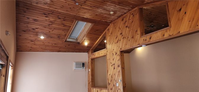 Interior, Recessed Lighting, Wooden Ceilings, Wooden Walls