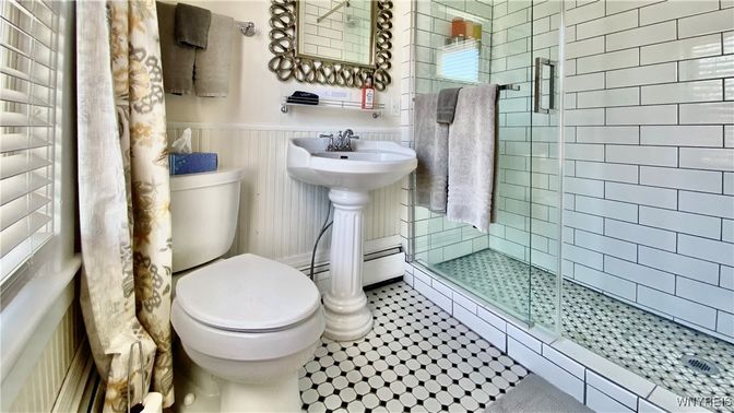 Bathroom, Glass Shower, Interior