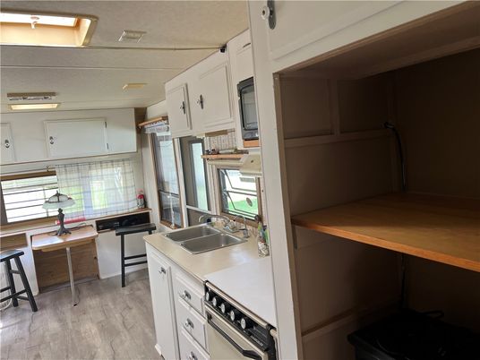 Interior, Kitchen, Wood Texture Flooring