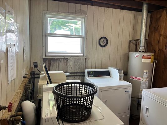 Interior, Washer, Wooden Walls