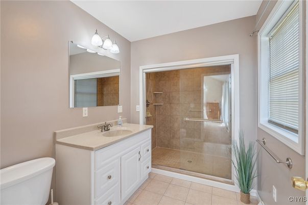 Bathroom, Glass Shower, Interior