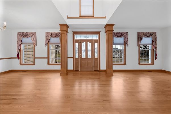 Empty room, Interior, Wood Texture Flooring