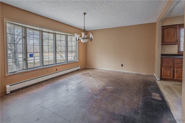 Chandelier, Empty room, Interior