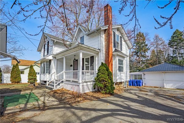 Detached Garage, Exterior, Facade, Brick Facade, Queen Anne Victorian