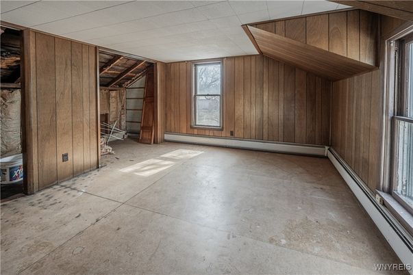 Empty room, Interior, Wooden Walls