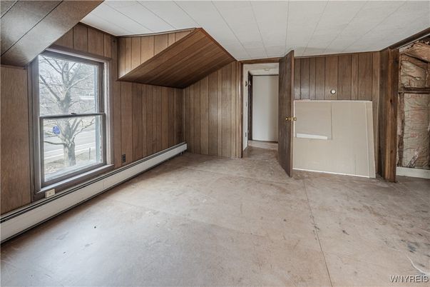 Empty room, Interior, Wooden Walls