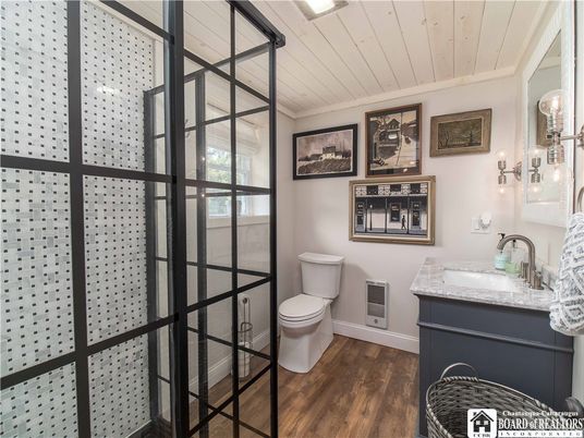 Bathroom, Interior, Wood Texture Flooring