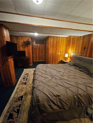 Bedroom, Interior, Wooden Walls