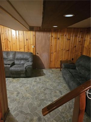 Interior, Recessed Lighting, Wooden Walls