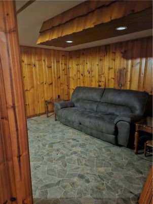 Interior, Recessed Lighting, Wooden Walls