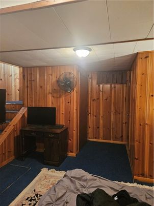 Home Office, Interior, Wooden Walls