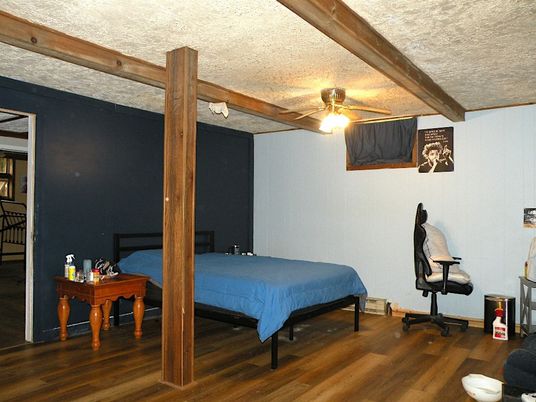 Bedroom, Interior, Wooden Beams, Wood Texture Flooring