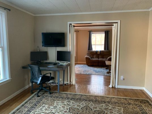 Home Office, Interior, Wood Texture Flooring