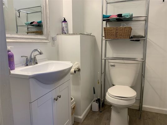 Bathroom, Interior, Wood Texture Flooring