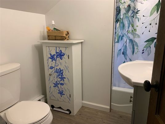 Bathroom, Interior, Wood Texture Flooring