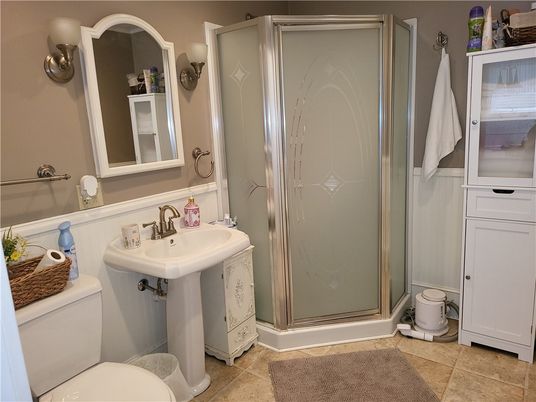 Bathroom, Glass Shower, Interior